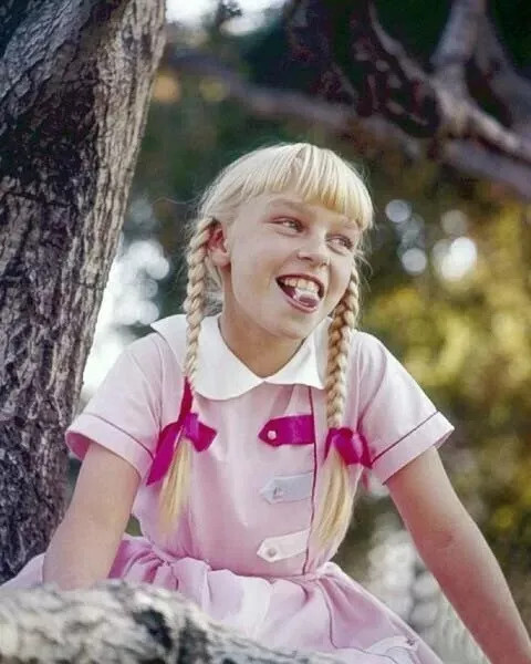 Patty Mccormack Sticks Out Her Tongue Rare Color The Bad Seed 8×10 Picture Celeb