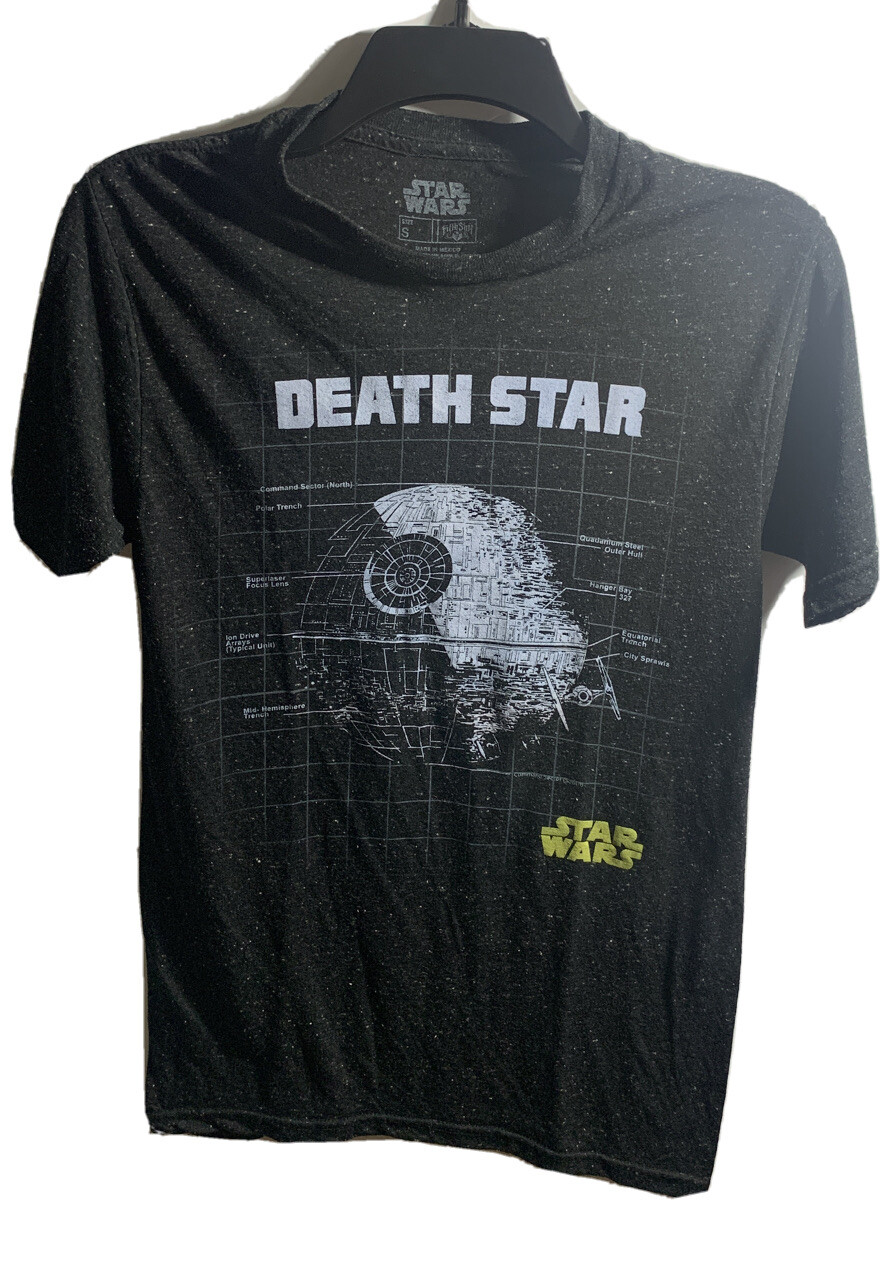 Star wars t shirt small adult unisex short sleeve cotton/rayon blend
