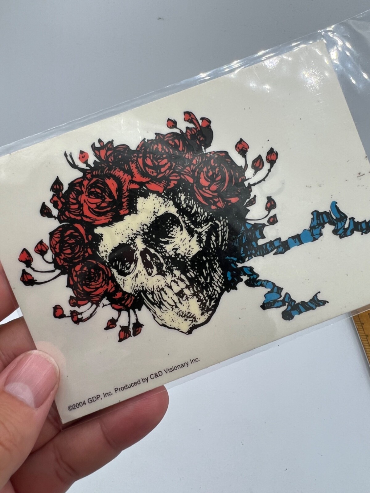 Vintage Grateful Dead Psychedelic Hippy Art Window Sticker Decal Bundle Lot 3pc