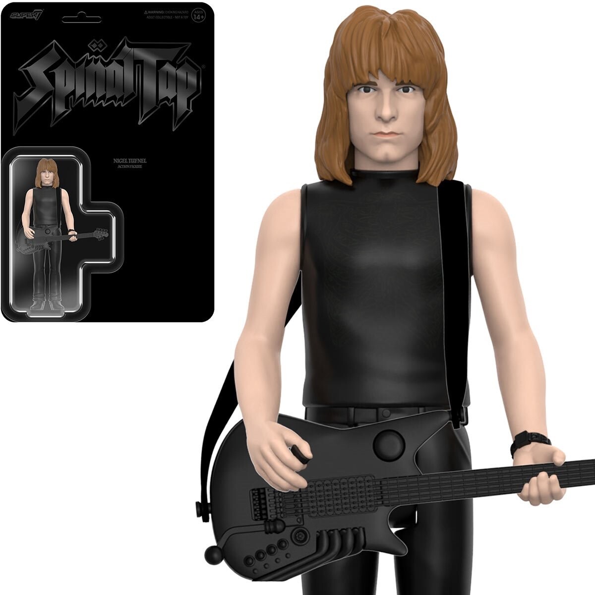 Super7 • Spinal Tap • NIGEL TUFNEL • 3 ¾-in ReAction Fig • Ships Free