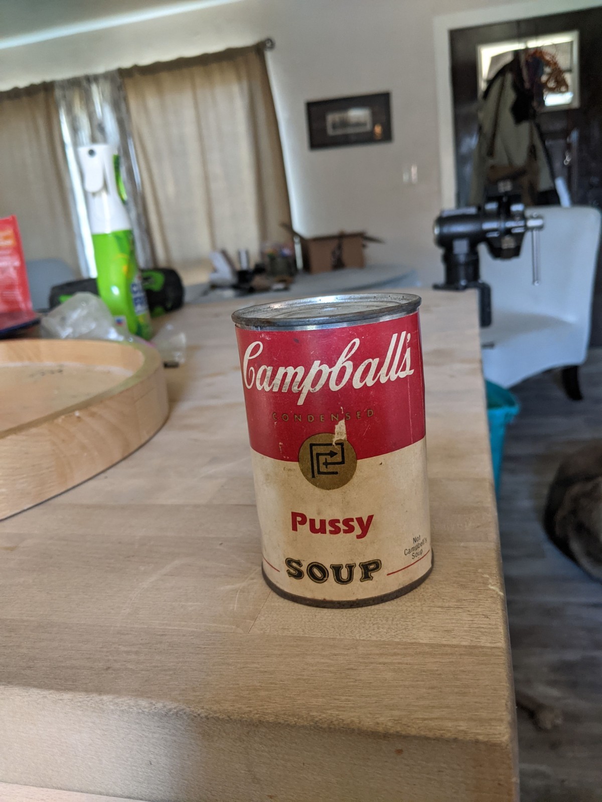 Andy Warhol Original, Camballs Pussy Soup. Vintage Adult Humor Memoribilia.