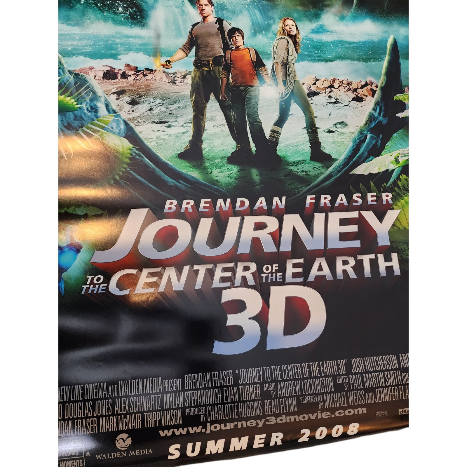 2008 Journey to the Center of the Earth Double Sided 27″ x41″ Movie Poster