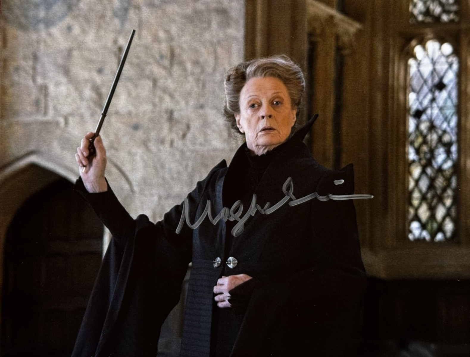 Maggie Smith McGonagall Harry Potter Signed 8×10 Autographed Photo + COA