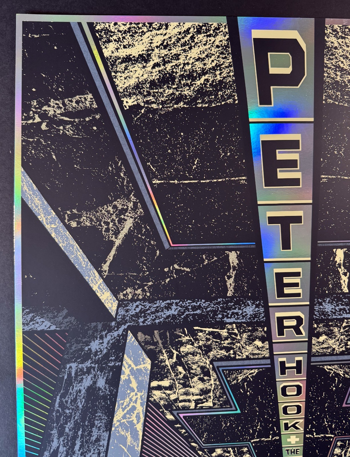 Peter Hook and The Light at History Toronto 2024 FOIL Poster New Order SIGNED