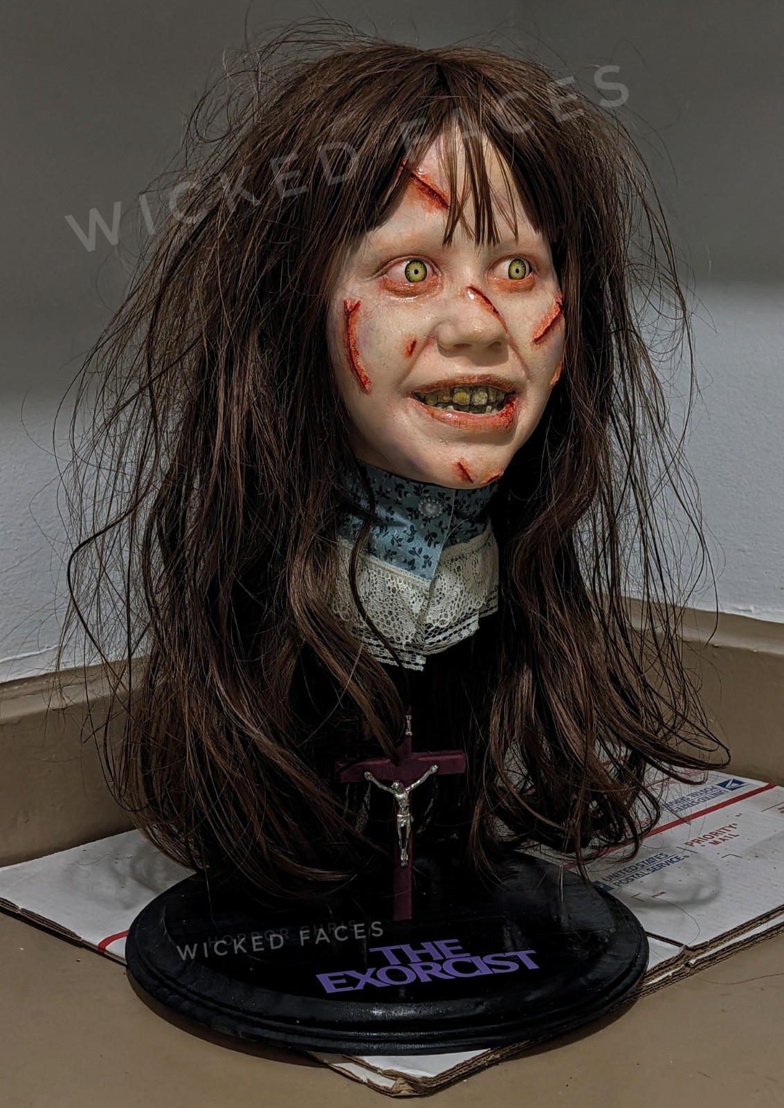 the exorcist Regan bust