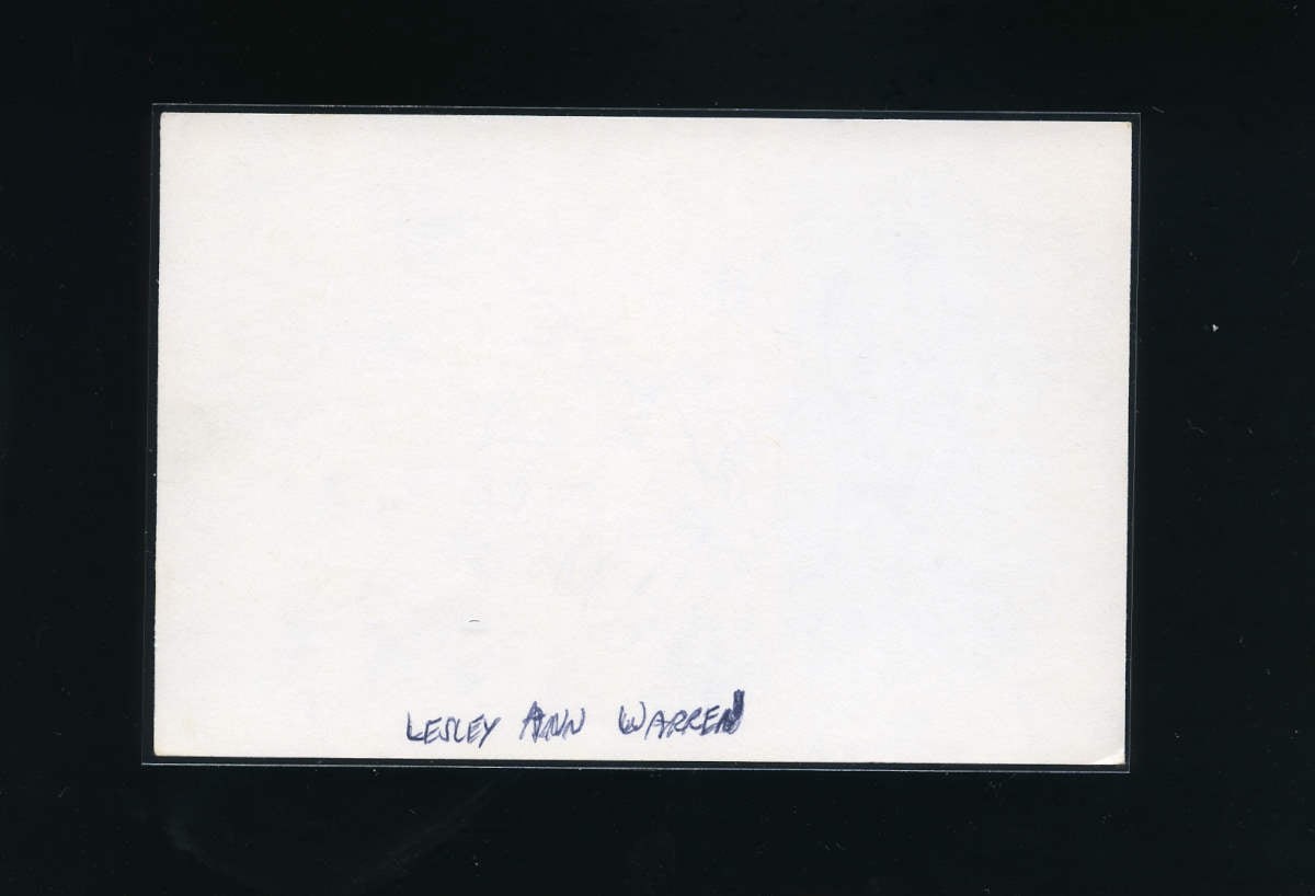 Lesley Ann Warren – Signed Autograph and Headshot Photo set – Victor/Victoria