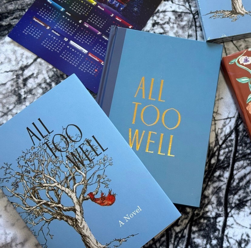Taylor Swift All Too Well Notebook with gold cover super thick notepad.
