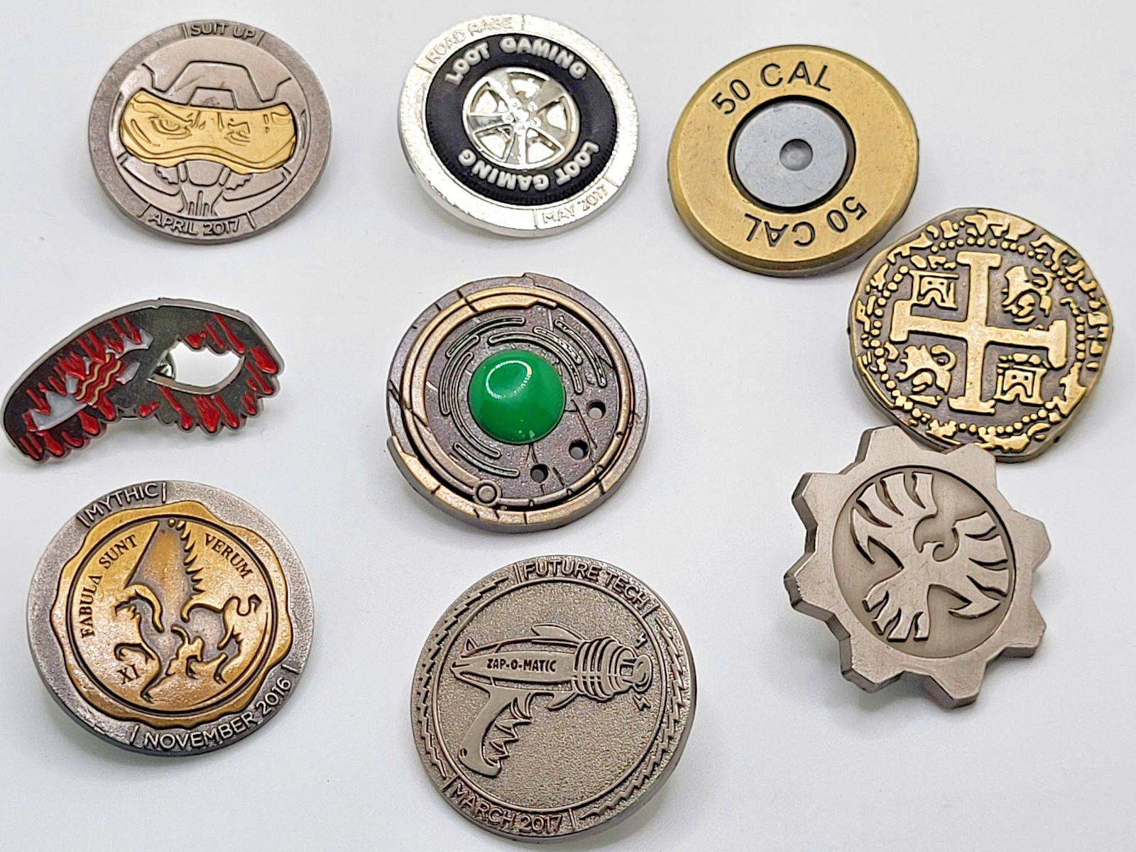 9 Loot Gaming Pin Lot