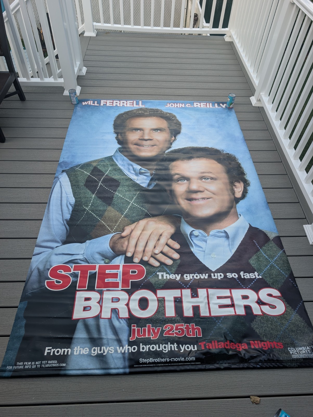 Step Brothers 2 Sided Will Ferrell – 5′ x 8′ Original Theater Vinyl Banner