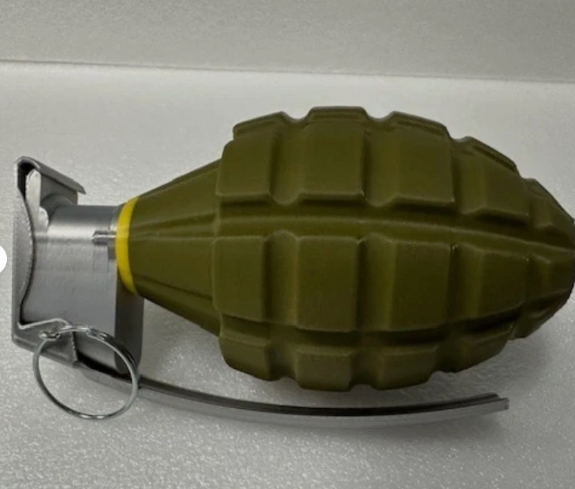 FAKE WW2 US Mk2 Pineapple Grenade 3D Printed Plastic Replica Educational Cosplay