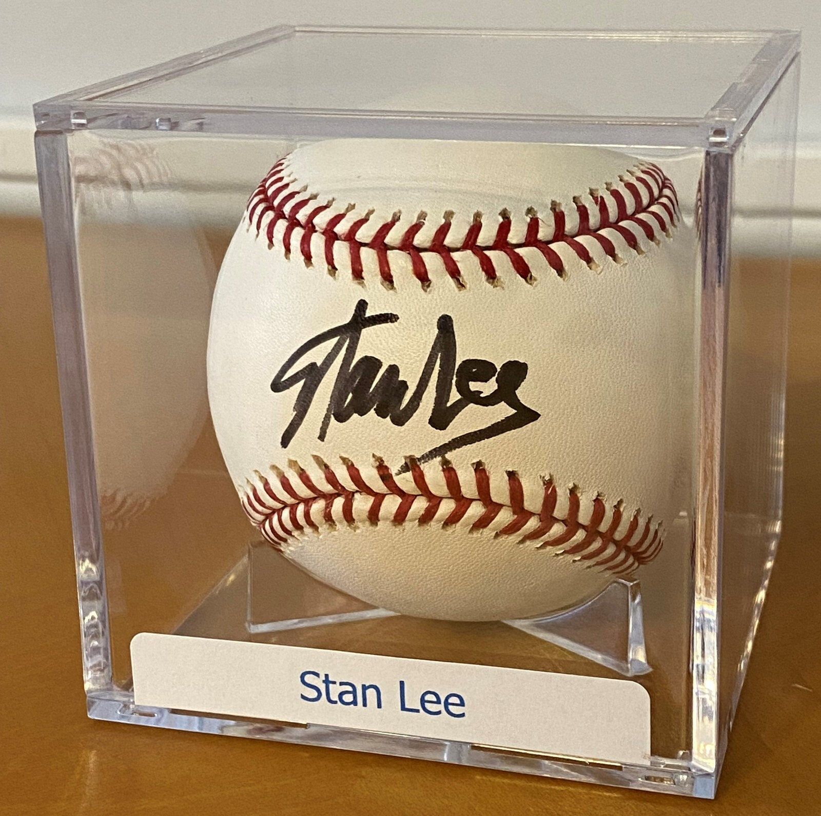 Stan Lee Signed MLB Major League Baseball Auto Movie Marvel Comic Book Writer