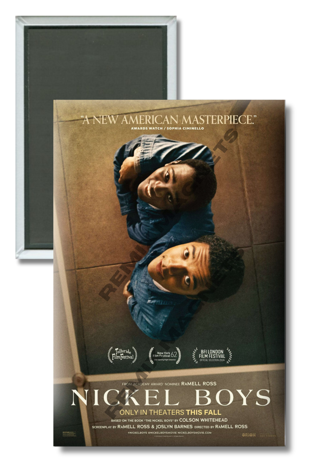 Nickel Boys (2024) Oscar Nominee Movie Poster 2″ x 3″ Refrigerator Magnet