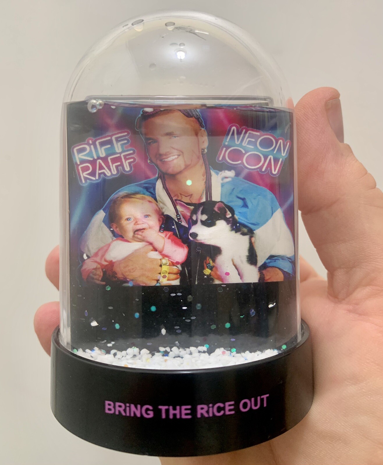 RiFF RAFF Neon icon SnowGlobe