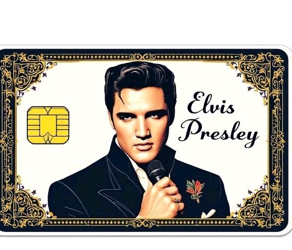 Elvis Presley Credit Card Sticker