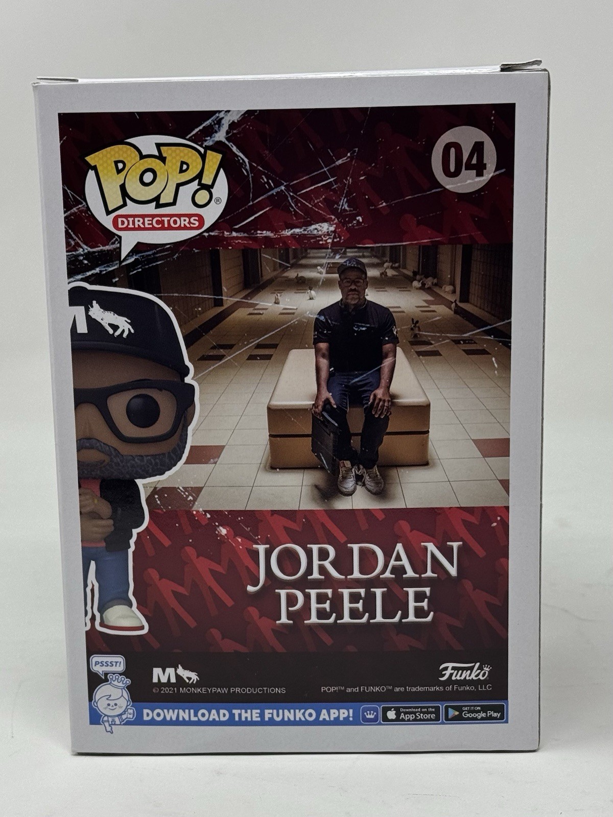 Jordan Peele Signed Autograph Funko Pop Director #04 Get Out Nope Us Beckett COA