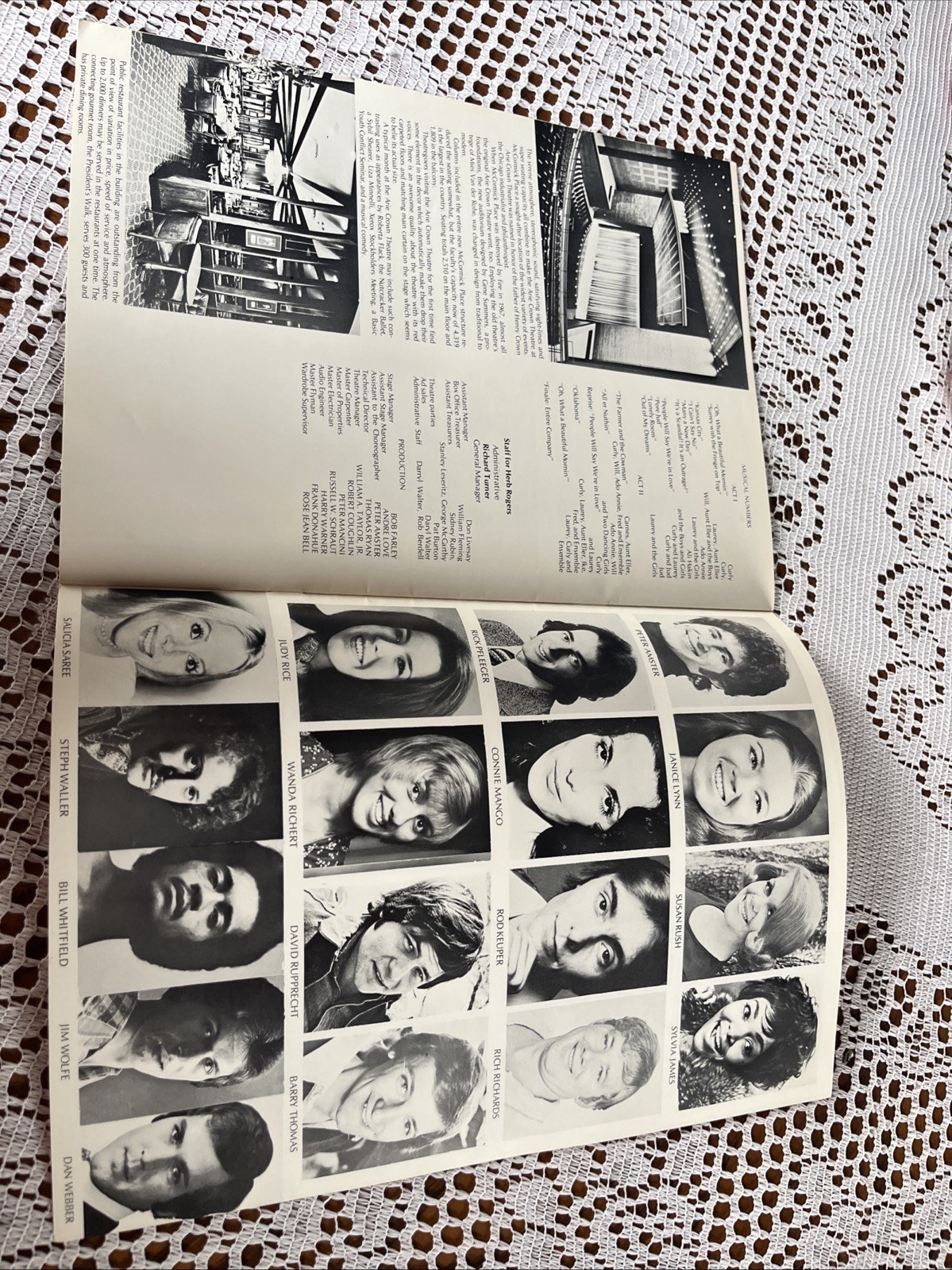 “Oklahoma!” The musical, Program, 10 Pages, 1972