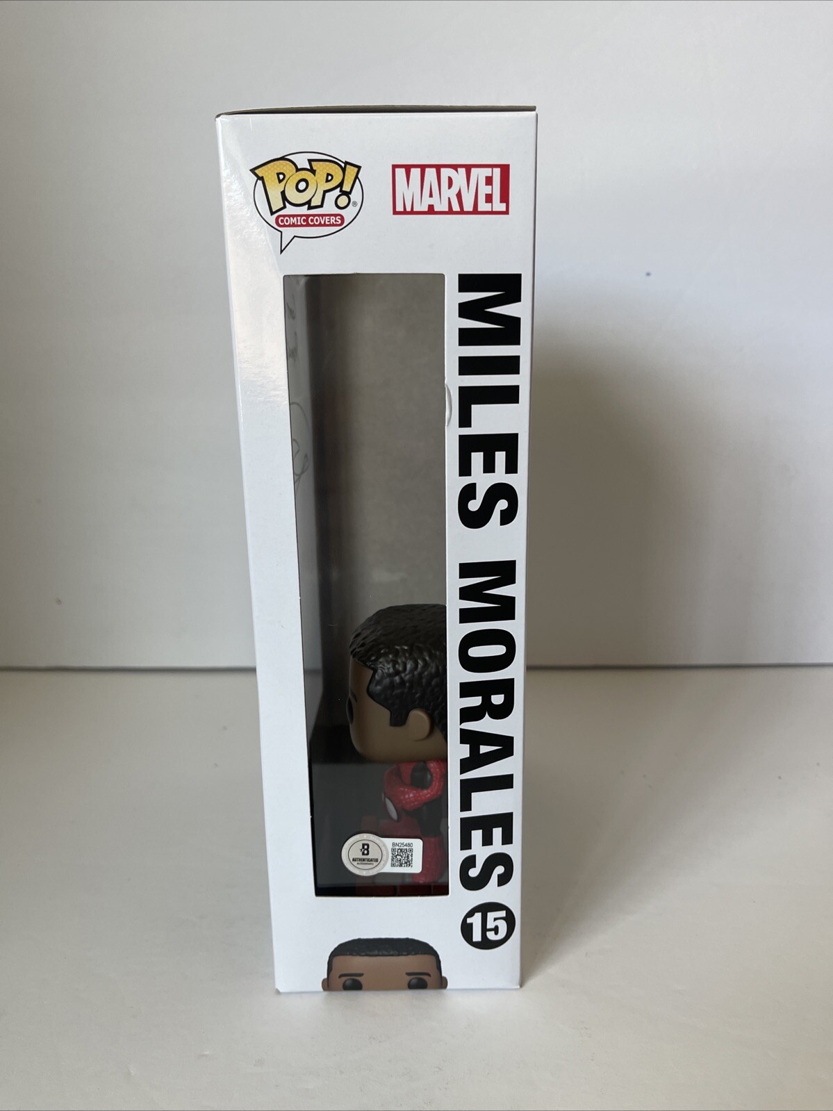 Shameik Moore Signed Miles Morales ULTIMATE FALLOUT Comic Funko Pop Beckett QR 2