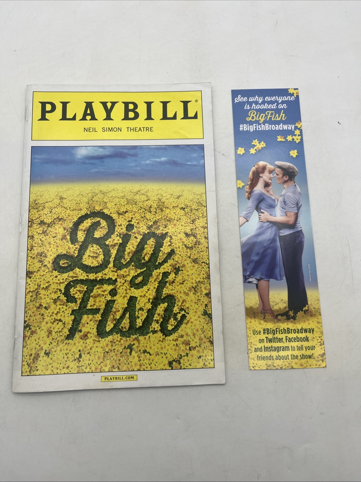 Big Fish Broadway Playbill October 2013 with Bookmark
