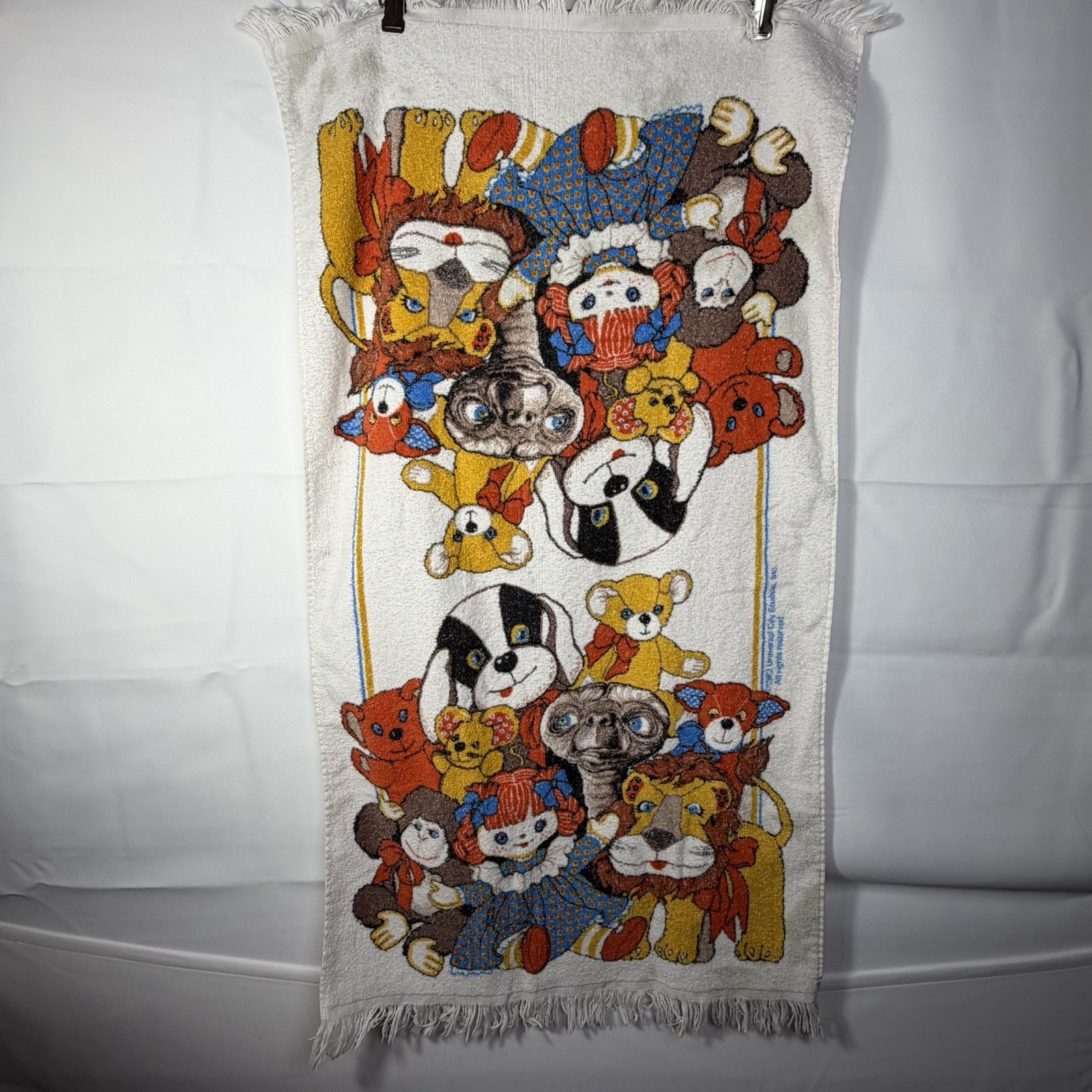 VTG 1982 Cannon ET The Extra Terrestrial Movie Bath Towel Universal Nostalgic