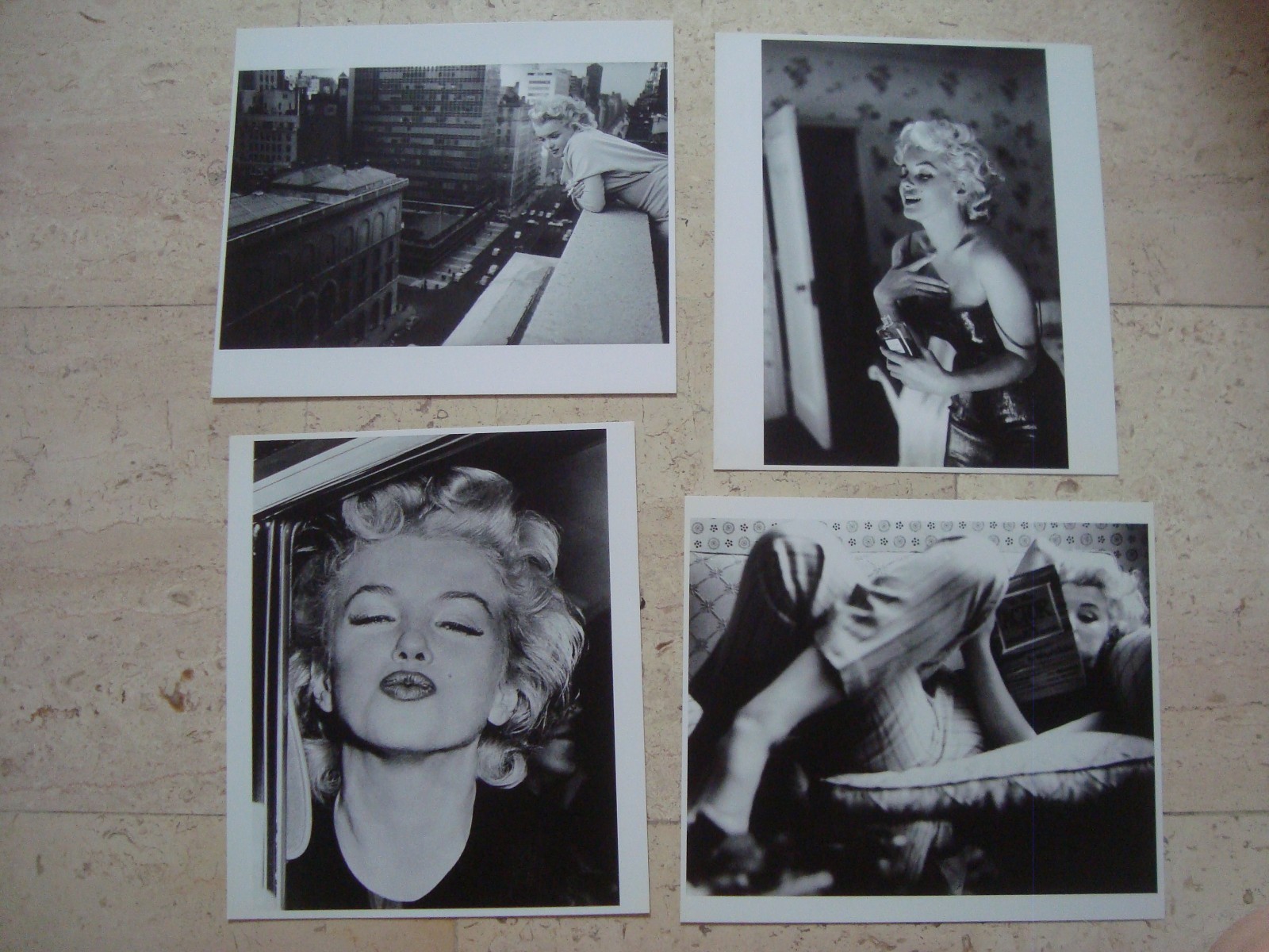 Marilyn Monroe CULT COLLECTOR´S BOX with 20 photo prints DVD & CD and “book”