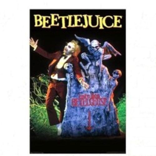 Warner Brothers Beetlejuice Grave Movie Poster RP16524; 22.375″ X 34″
