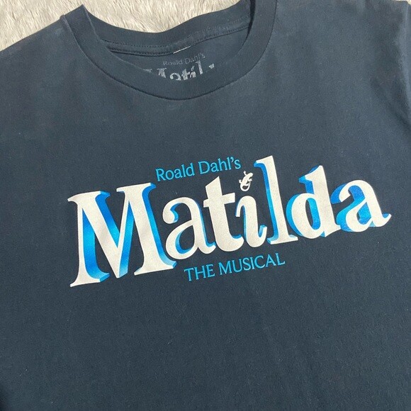 Roald Dahl`s MATILDA THE BROADWAY MUSICAL – LOGO T-SHIRT, TEE NEW OFFICIAL MERCH