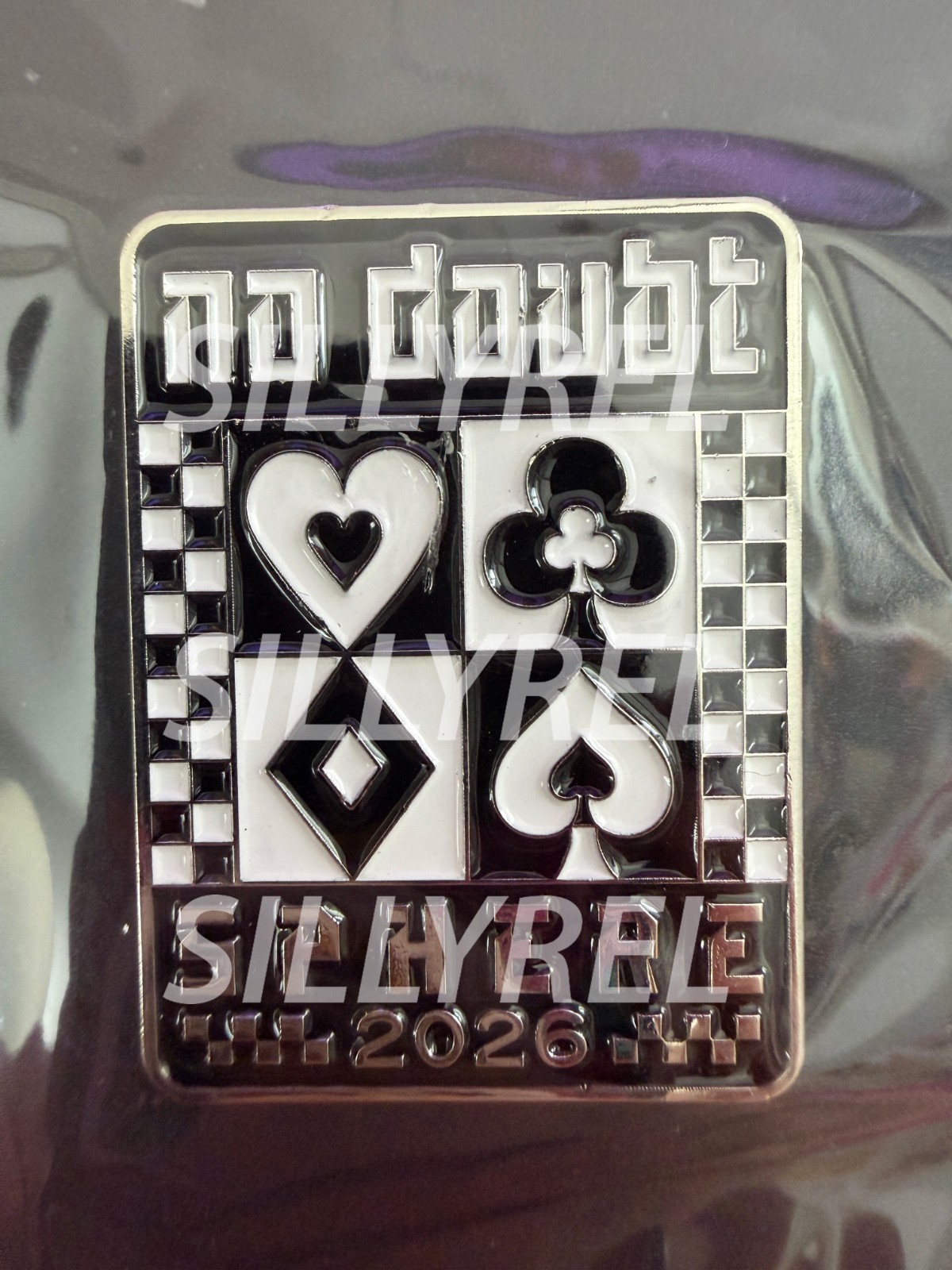 No Doubt Enamel Pin – Push & Shove Design – 1.25″ x 1.5″ – Sphere Las Vegas 2026