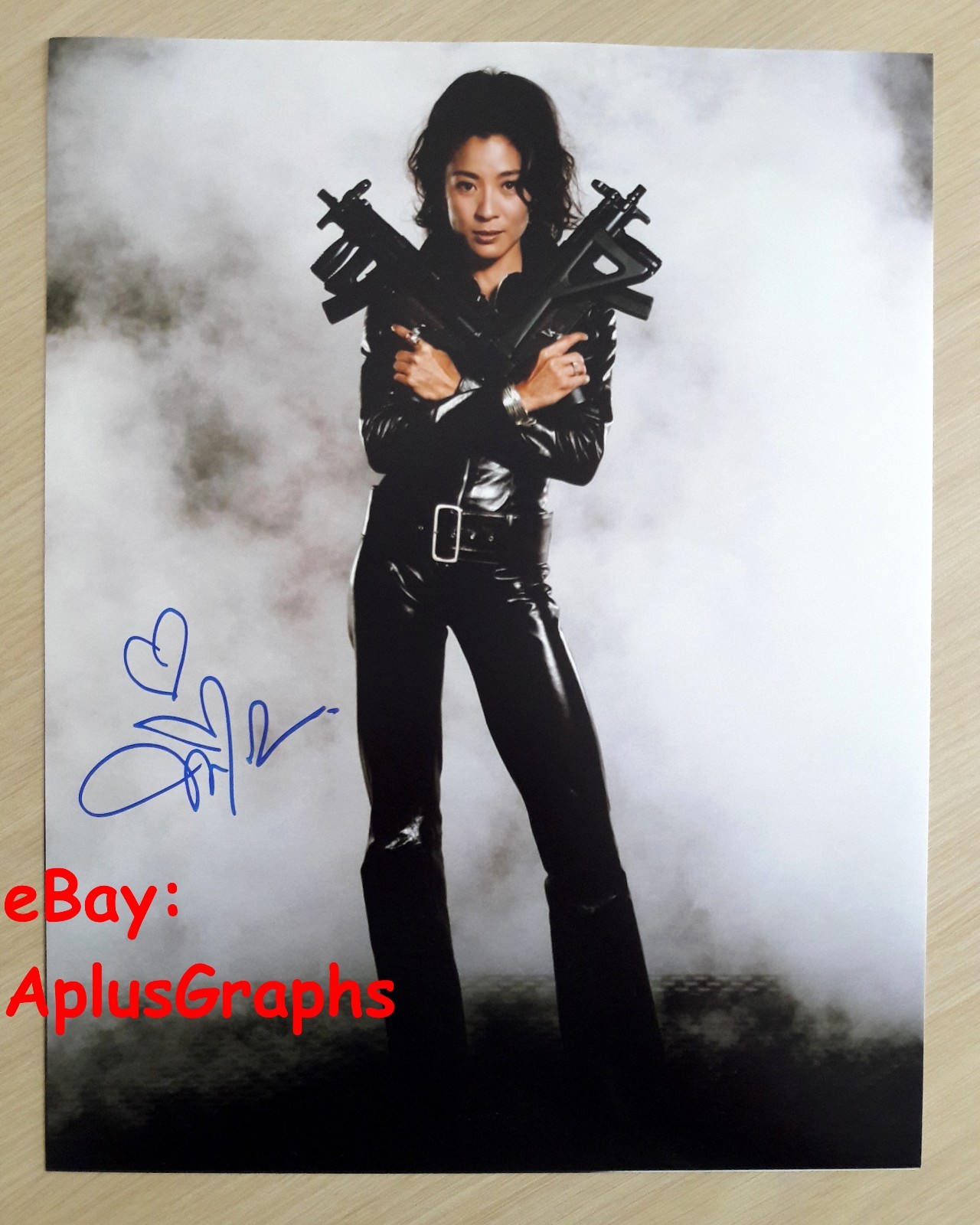 MICHELLE YEOH.. James Bond’s Tomorrow Never Dies (11×14) SIGNED