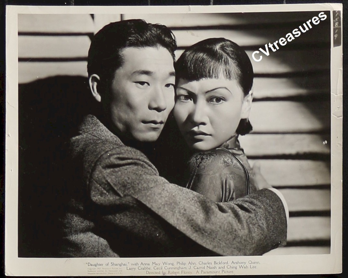 Anna May Wong DAUGHTER of SHANGHAI Original Vintage Historic TYPE 1 Photo 1937
