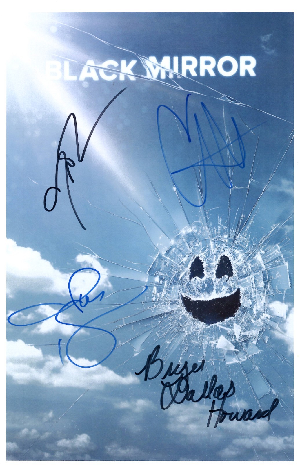 BLACK MIRROR Signed Poster 11×17 Bryce Dallas Howard, Cristin Milioti