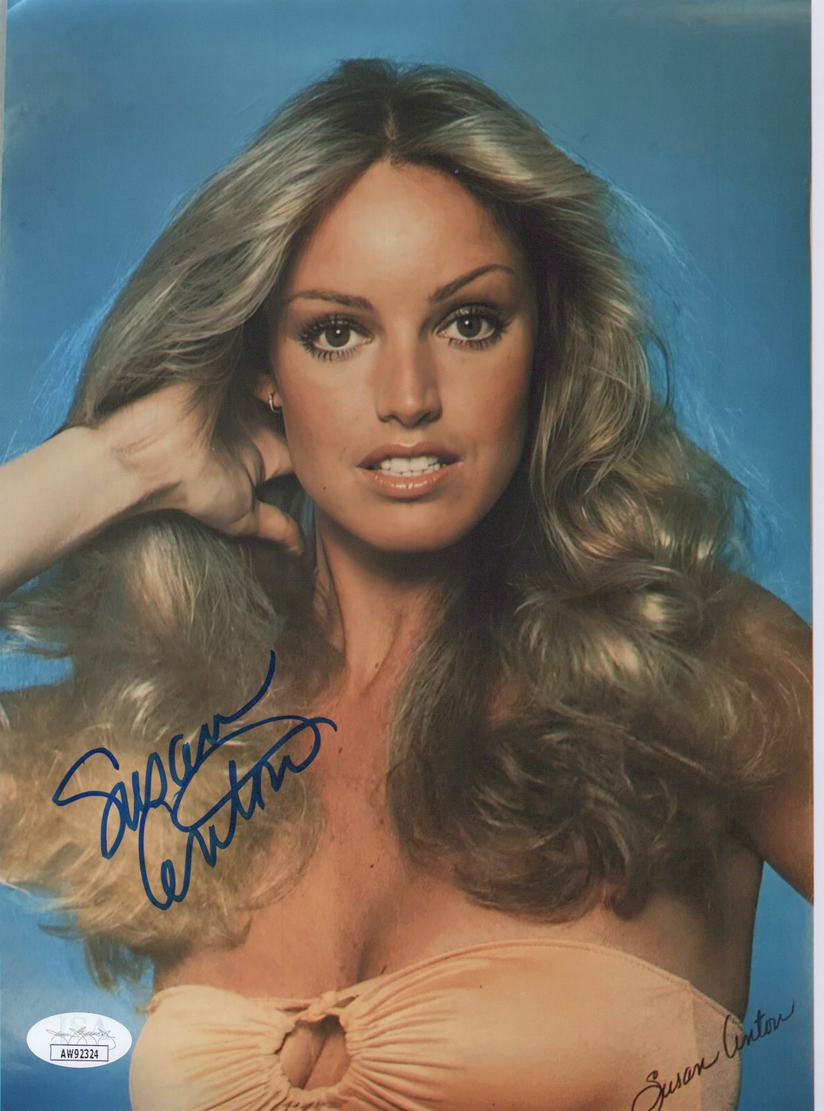 SUSAN ANTON Signed GOLDEN GIRL 8×10 PHOTO Autograph GOLDINE JSA COA CERT