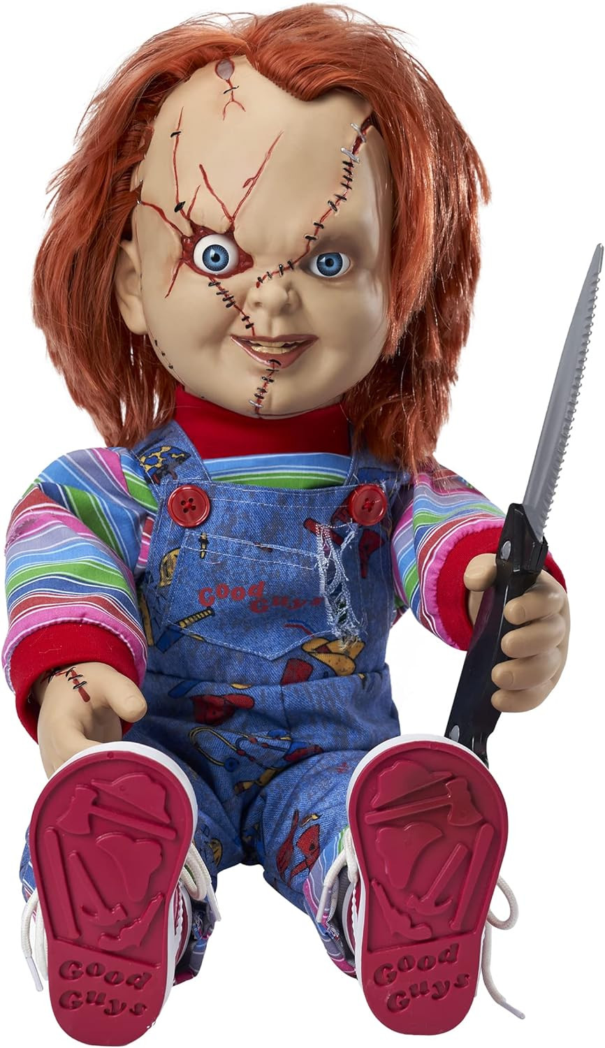 Talking Chucky Doll 24″ Spirit Halloween Officially Licensed New Spooky Scary