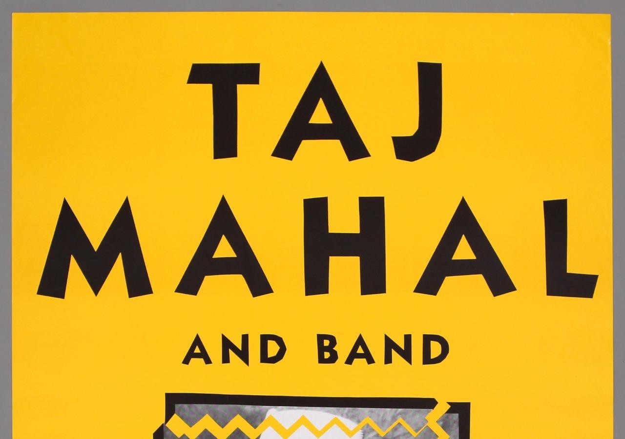 TAJ MAHAL – rare original Hamburg 1991 concert poster *LIKE NEVER BEFORE* (A1)