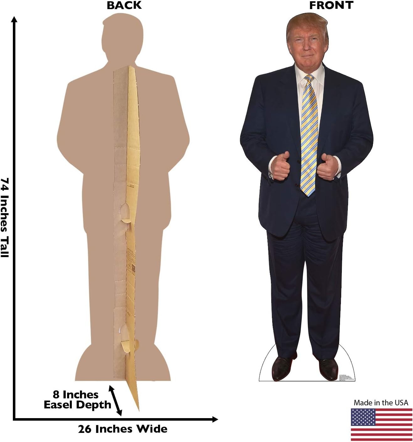 Political Theme Decor – Donald Trump Cardboard Standee