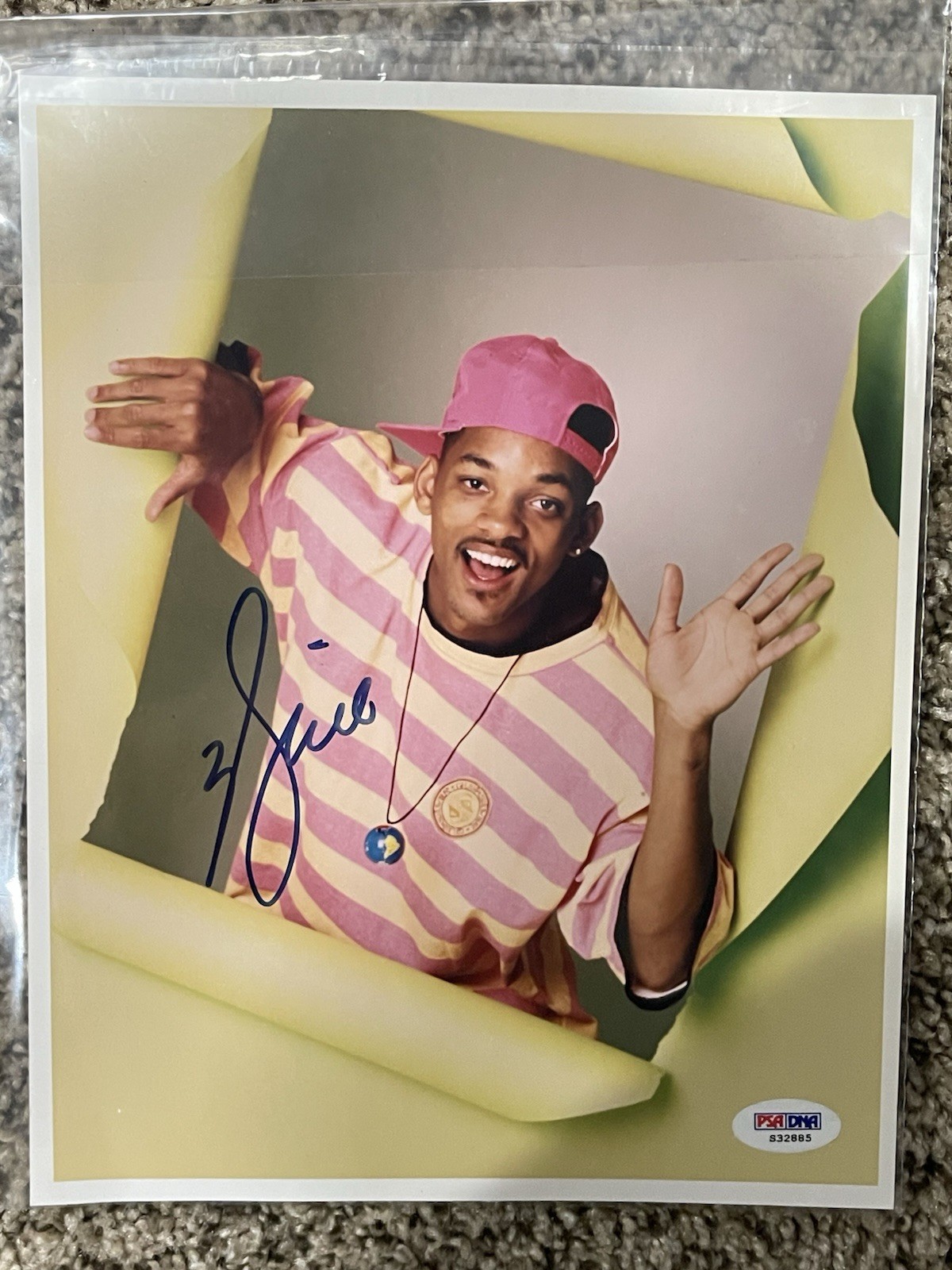 Will Smith Signed 8×10 Fresh Prince Of Bel Air PSA DNA Authenticated NICE AUTO