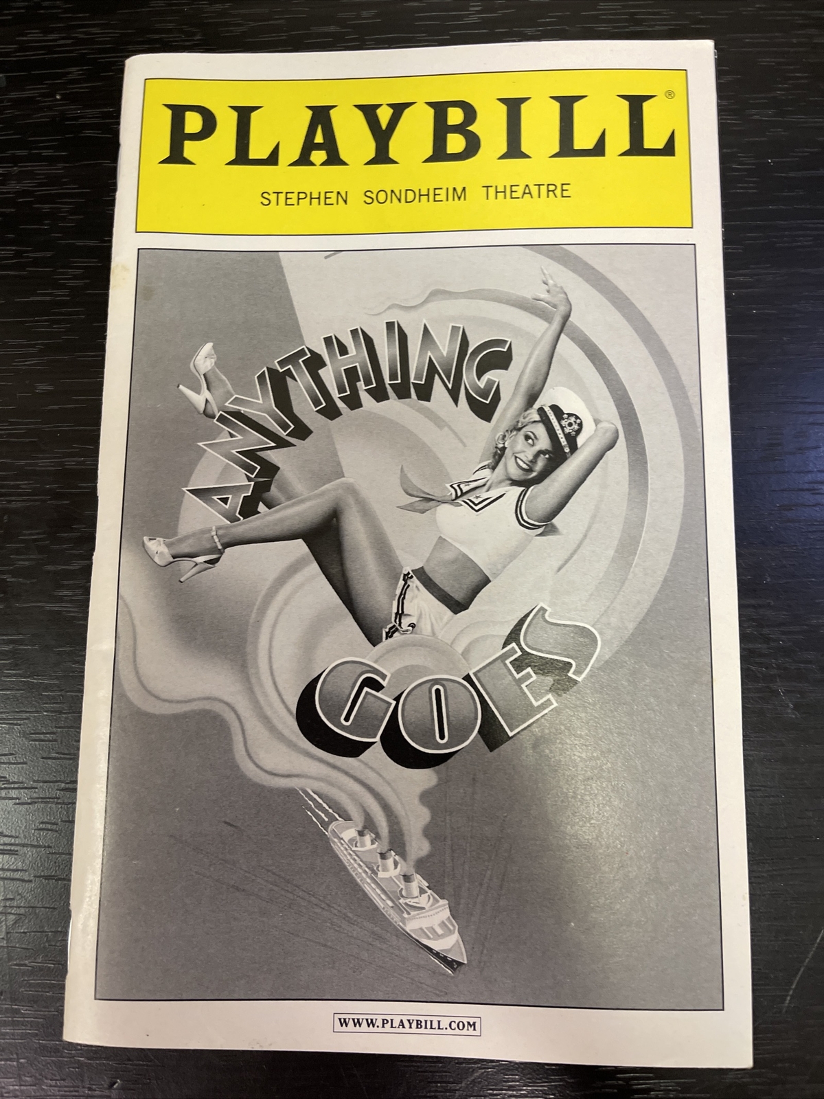 ANYTHING GOES Mar 2011 Broadway PREVIEW Playbill SUTTON FOSTER Ray Lee JOEL GREY