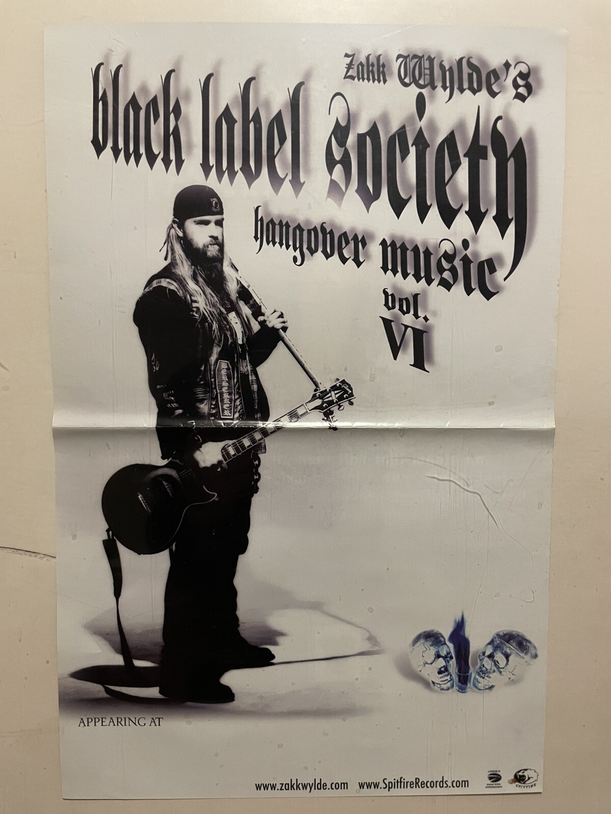 ZAKK WYLDE’s Black Label Soc. 17×11 PROMOTIONAL POSTER 2005