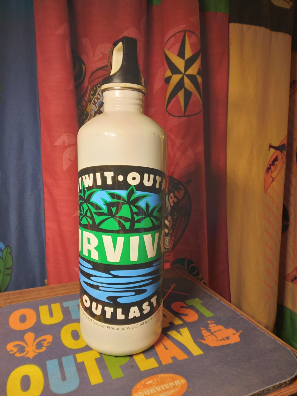 Cbs Survivor Water Bottle Outwit Outplay Outlast