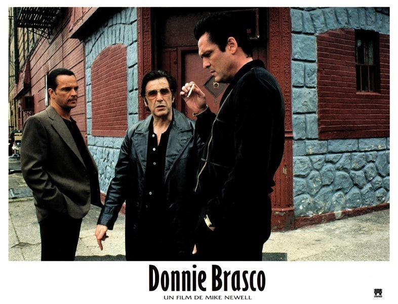 Donnie Brasco 1997 Original French Lobby Card Johnny Depp Michael Madsen