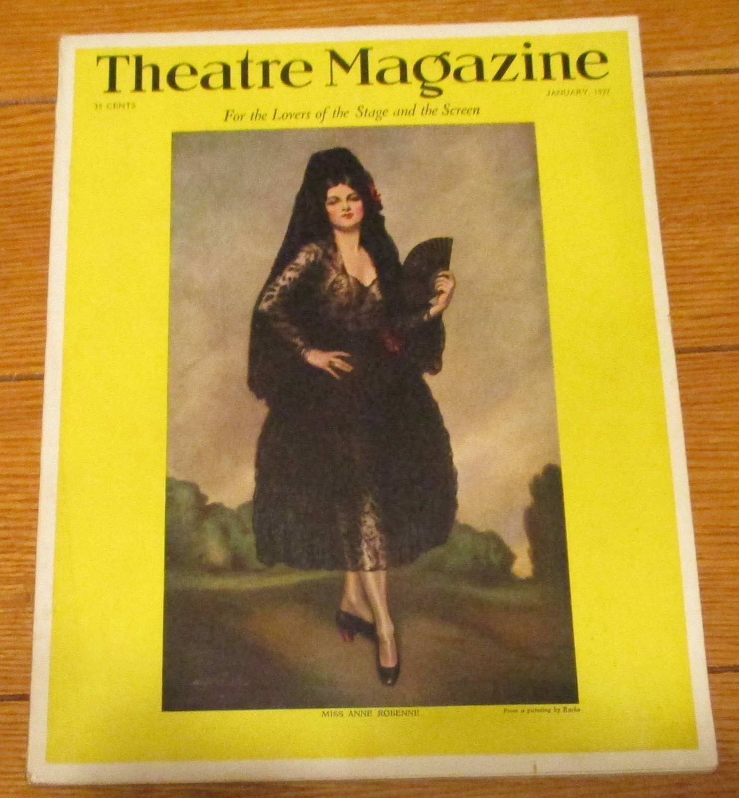 1927 Theatre Magazine January Issue 64 Pages 9 1/2″ X 12 1/2 “