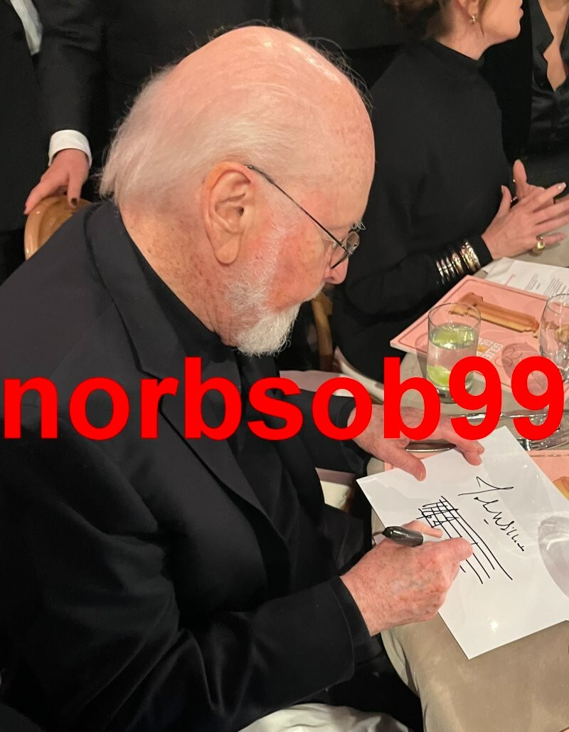 JOHN WILLIAMS SIGNED AUTOGRAPH STAR WARS MUSIC SKETCH w/EXACT PROOF BECKETT COA