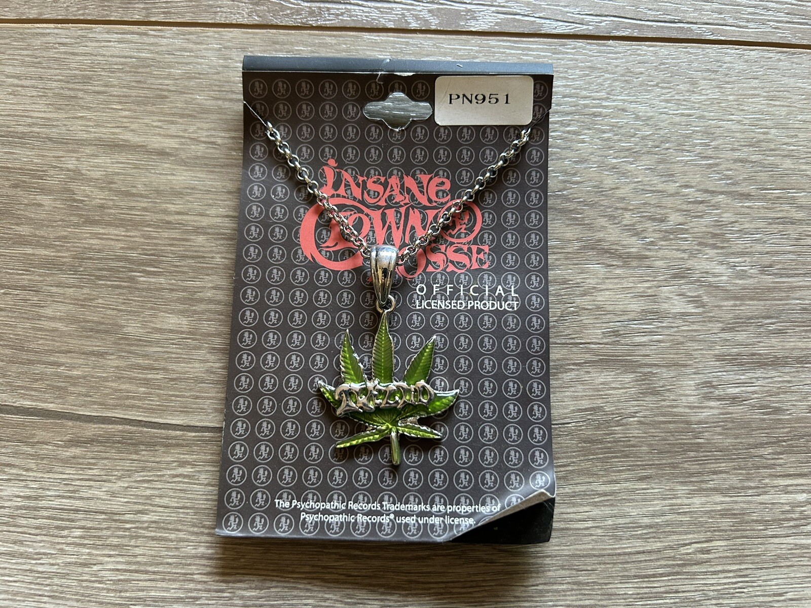 Insane Clown Posse ICP Official Licensed Twiztid Weed Leaf Juggalo Necklace New