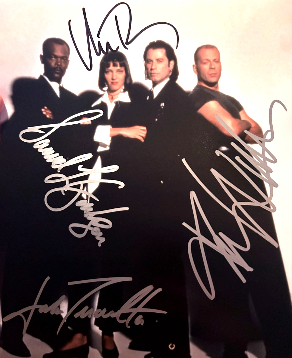 PULP FICTION Cast Signed 8×10″ Photo Authentic Original GENUINE Autographs w/COA