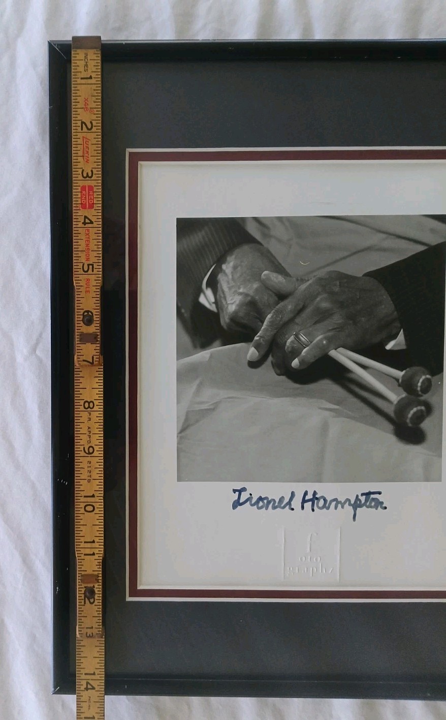 Lionel Hampton Signed Limited Edition 5/5 Photo Frank Jackson Fotographz 1995