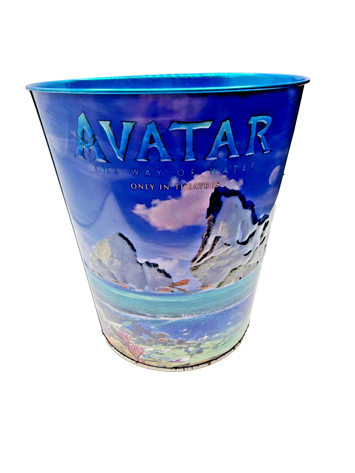 Golden Link Popcorn Bucket Avatar The Way of Water Metal Multicolor
