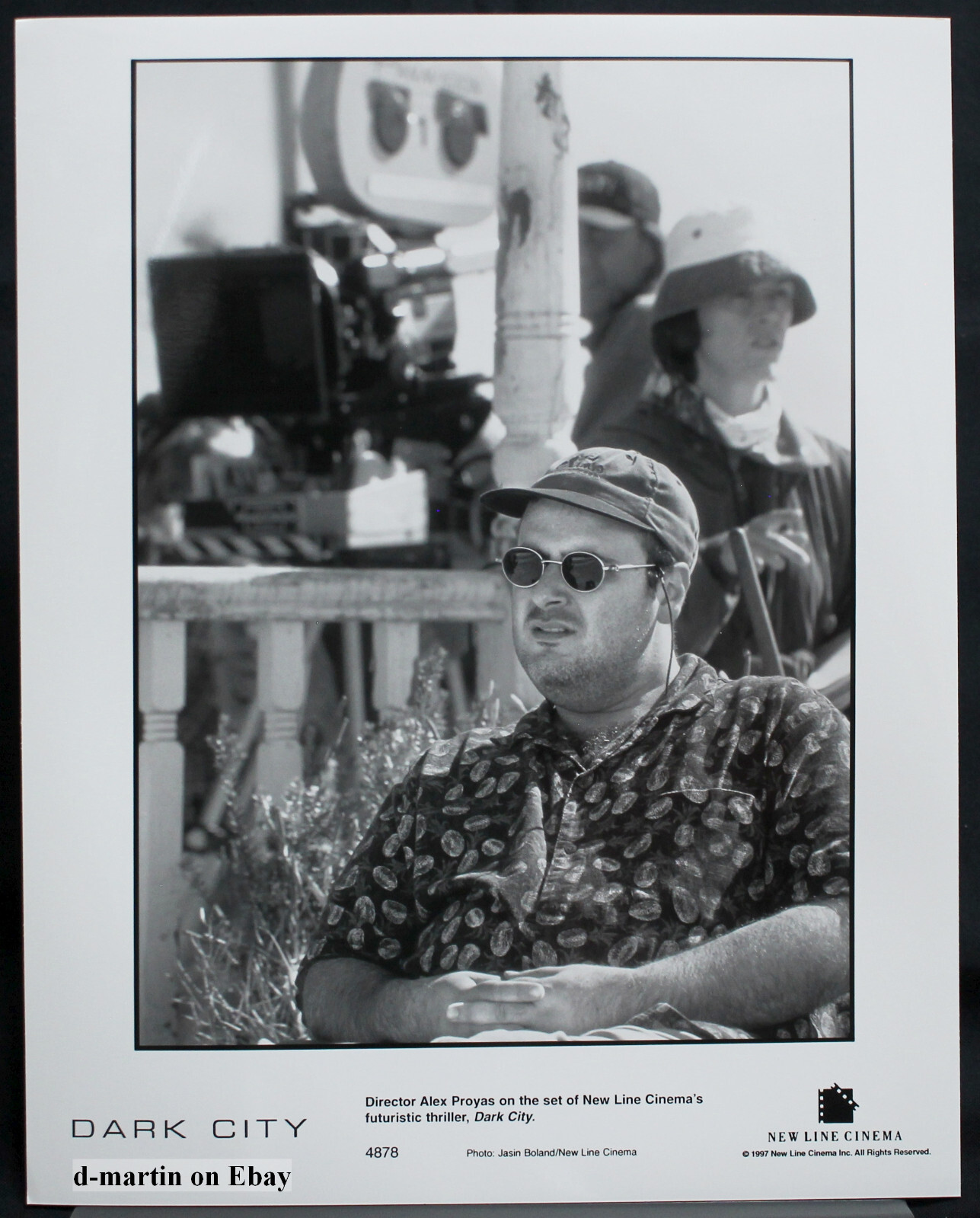 Dark City – Publicity Still Photo- Director Alex Proyas on Location