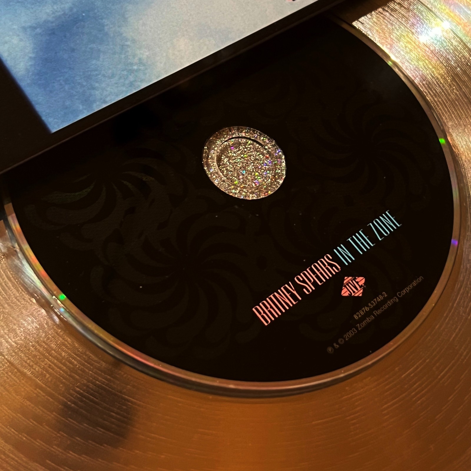 Britney Spears ( IN THE ZONE ) Platinum Music Award Vinyl LP Record CD