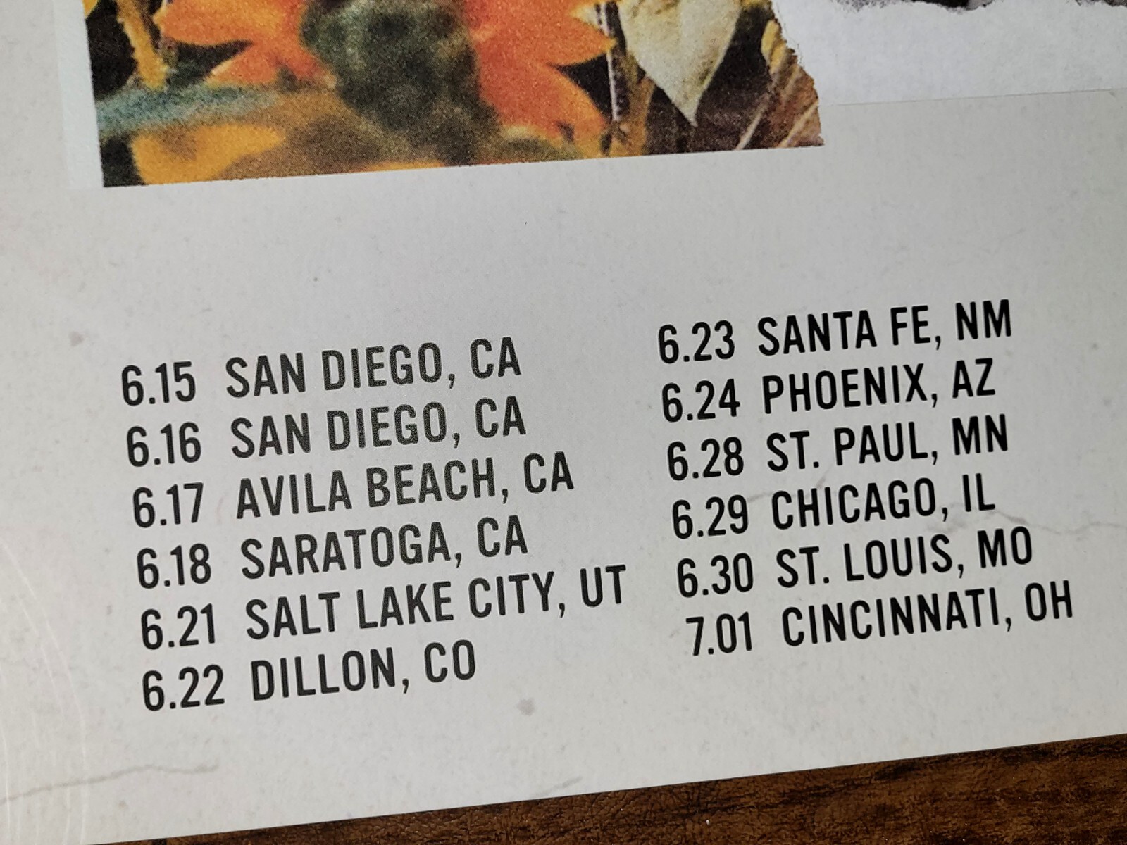 Trevor Hall 2023 Summer Tour Poster OFFICIAL Print 18 x 24 The Great In-Between