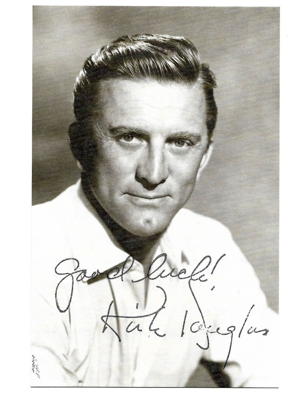 Kirk Douglas Original Hand Signed Photo 5.5″X3.5″