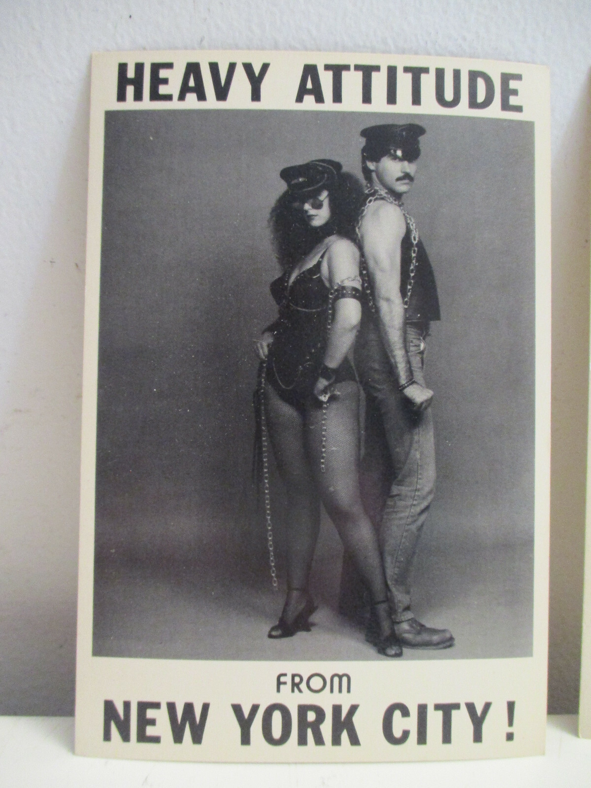 (2) Vintage 1983 NYC Postcard S&M Bondage Al Maas Michael Ian Photograph